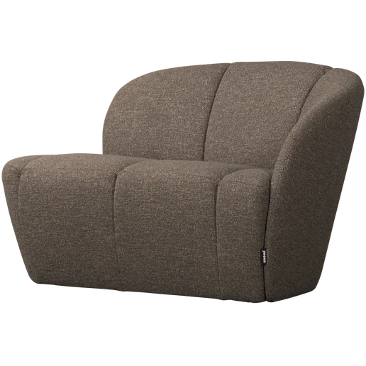 Bankje Kora beige 2-zits rechts 112 × 73 cm hoog