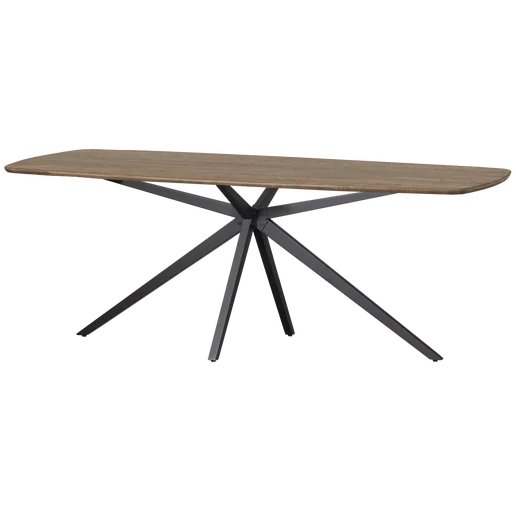Eettafel Ulen eiken bruin 220 cm