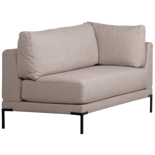 Bank Corsio polyester naturel links