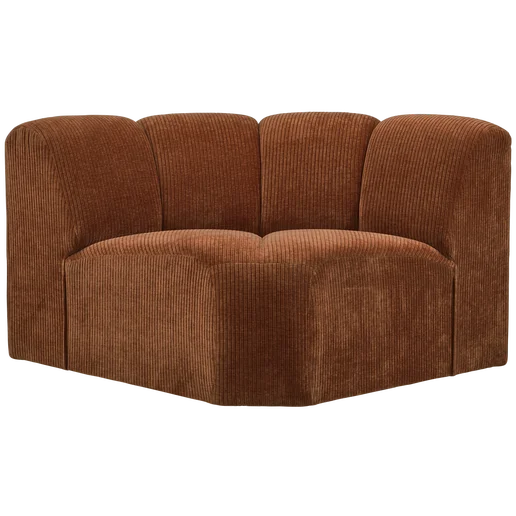 Bank Fiosimi polyester bruin 110 × 74 cm hoog