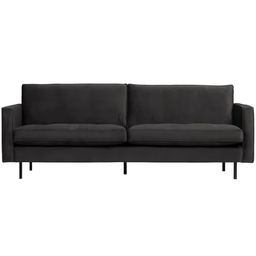 Bank Zanloen polyester grijs 5-zits 230 cm