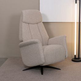 Fauteuil Marto royal bouclé naturel