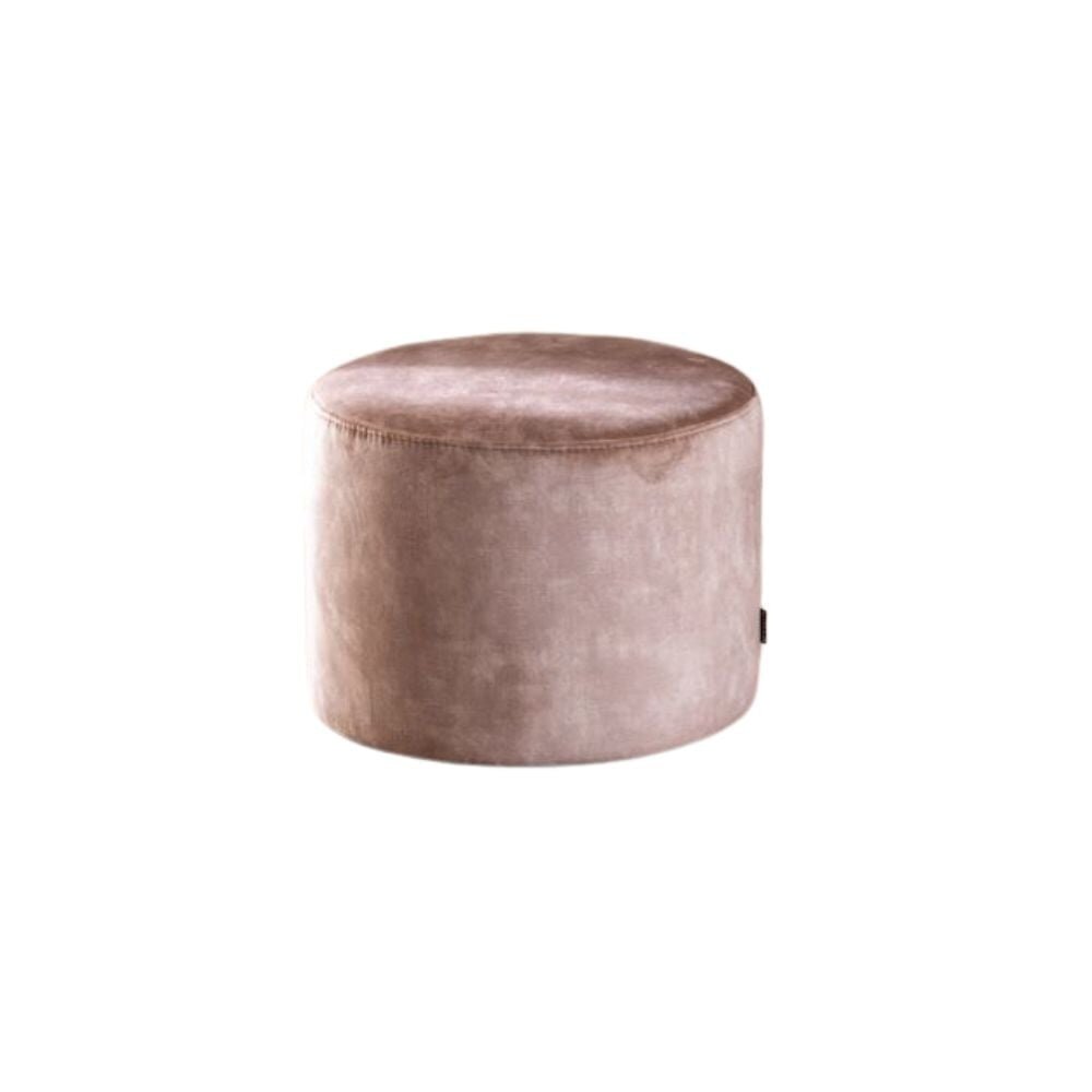 Poef Perto velours taupe 50 cm