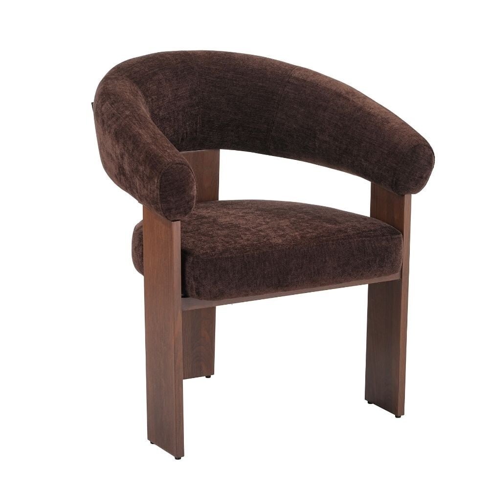 Fauteuil Roso schuim bruin 72 cm