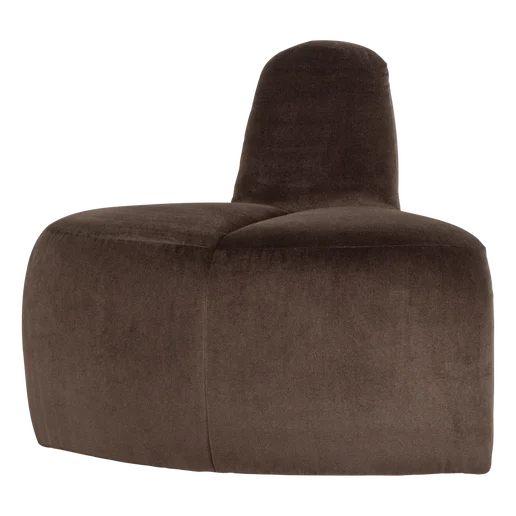 Bank Delan velours 73 × 83 cm hoog