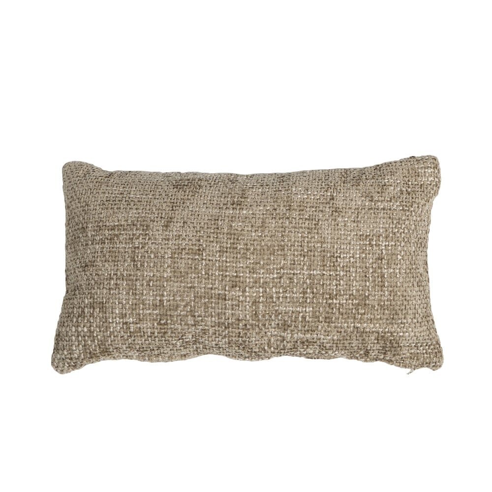 Kussen Belar chenille taupe 25 × 45 cm