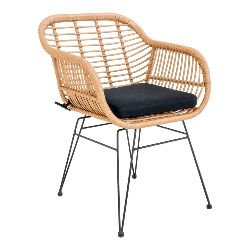 Fauteuil Vinis staal naturel