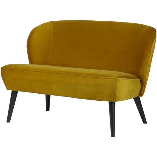 Bankje Aran polyester geel