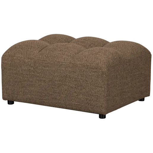 Poef Kalna bruin 100 × 48 cm hoog
