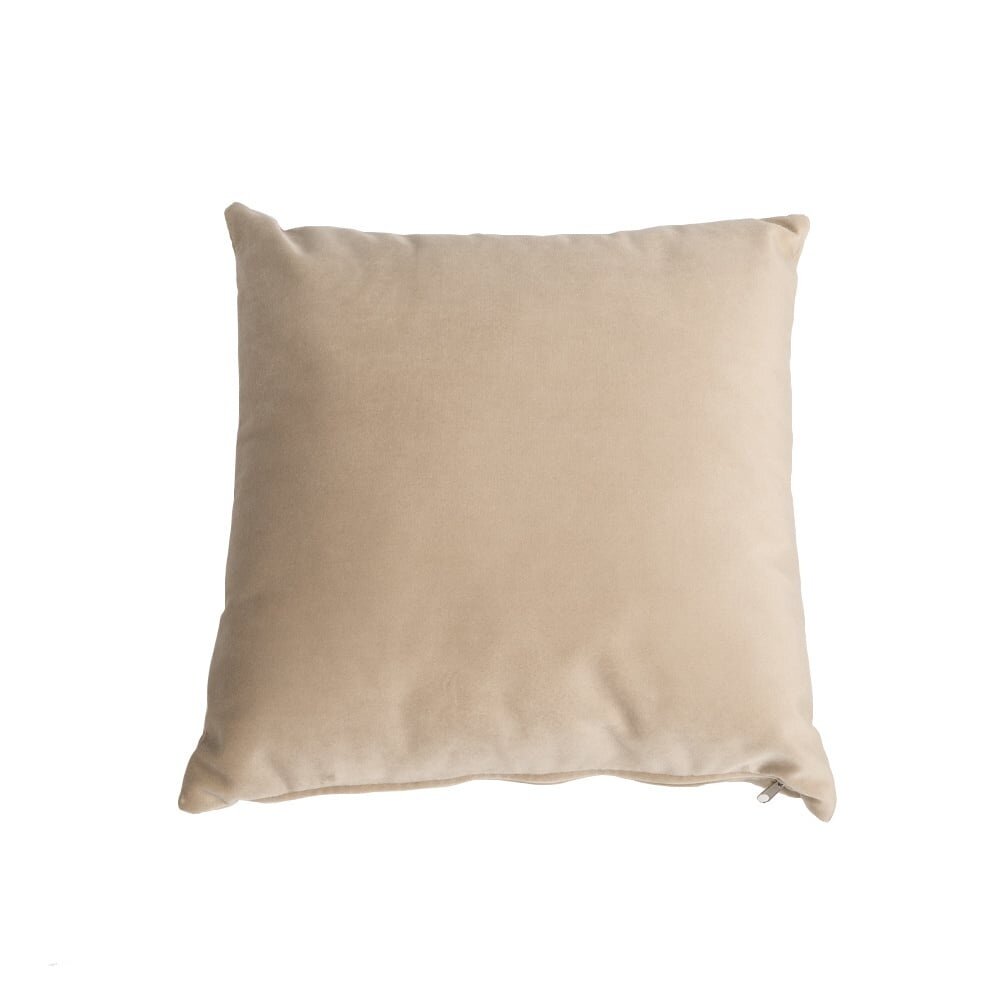 Kussen Salla velours champagne 45 × 45 cm