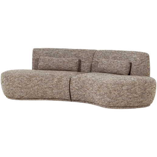 Bank Haltevo bruin 4-zits 254 cm