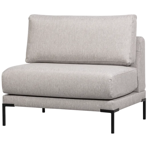 Bank Iltear polyester grijs 100 cm