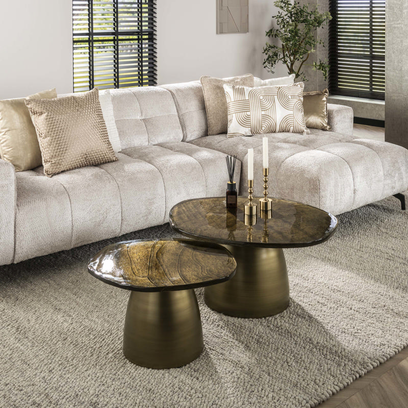 Salontafel Loria set van 2