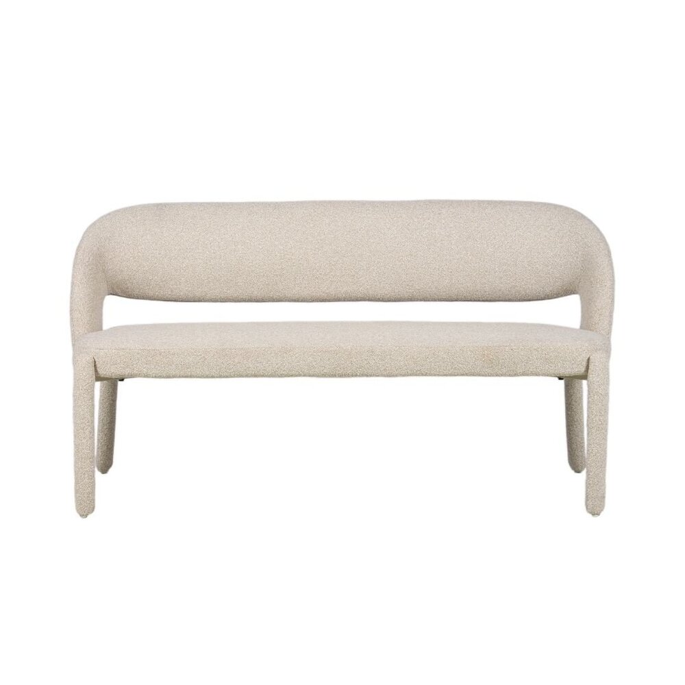 Bankje Teren polypropyleen polyester taupe 160 cm
