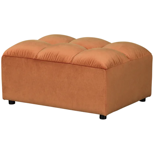 Poef Grar velours roze 100 cm