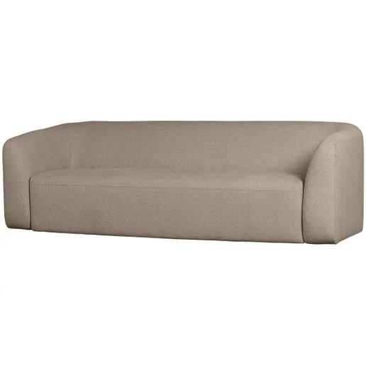 Bank Dalteto polyester naturel 3-zits 240 cm