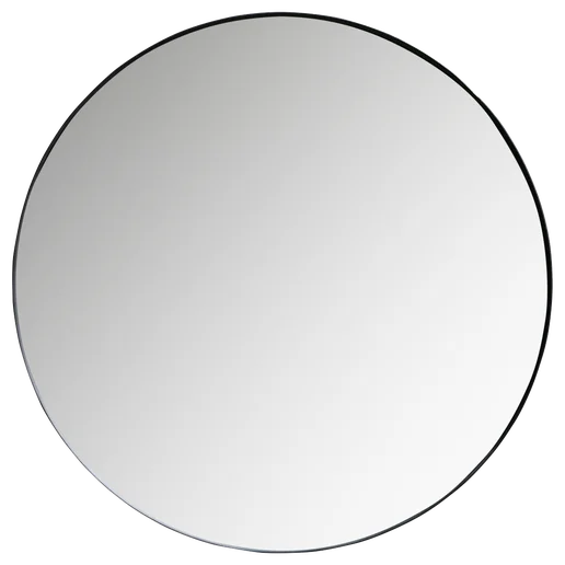 Spiegel Ala zwart Ø115 cm