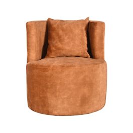 Fauteuil Vesio velours ocher 9 oker