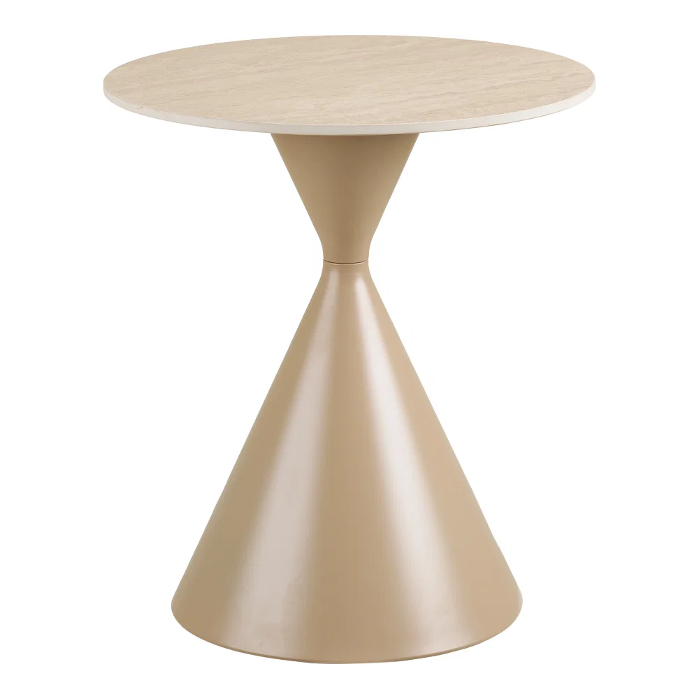 Bijzettafel Fenel staal zand