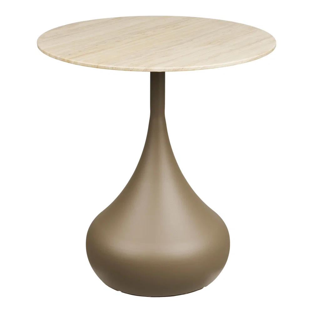 Bijzettafel Norar metaal khaki