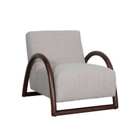 Fauteuil Gravo royal bouclé naturel 110 70 × 74 cm hoog