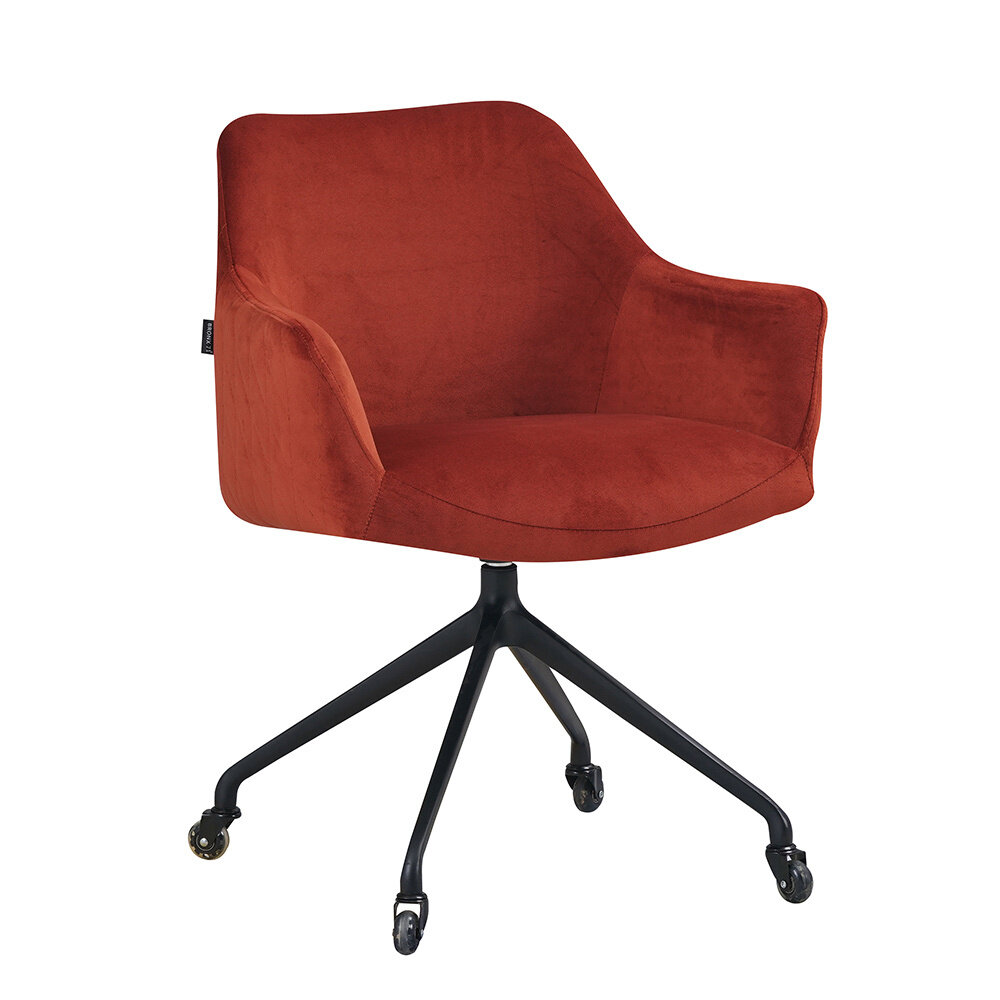 Stoel Lorro velours koper 60 cm