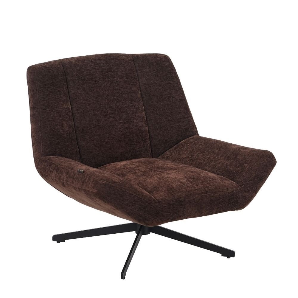Fauteuil Lanis schuim bruin draaibaar