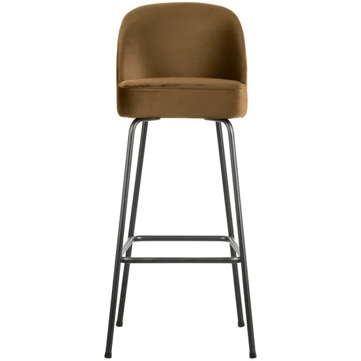 Barkruk Olro polyester geel 80 cm