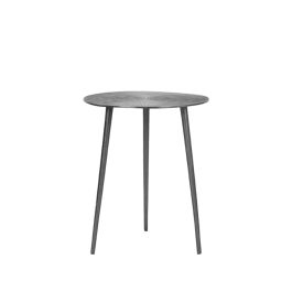 Bijzettafel Lormi metaal grijs 40 cm