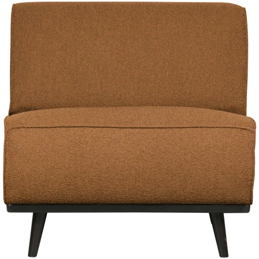 Bank Salsian polyester bruin 1-zits 79 cm