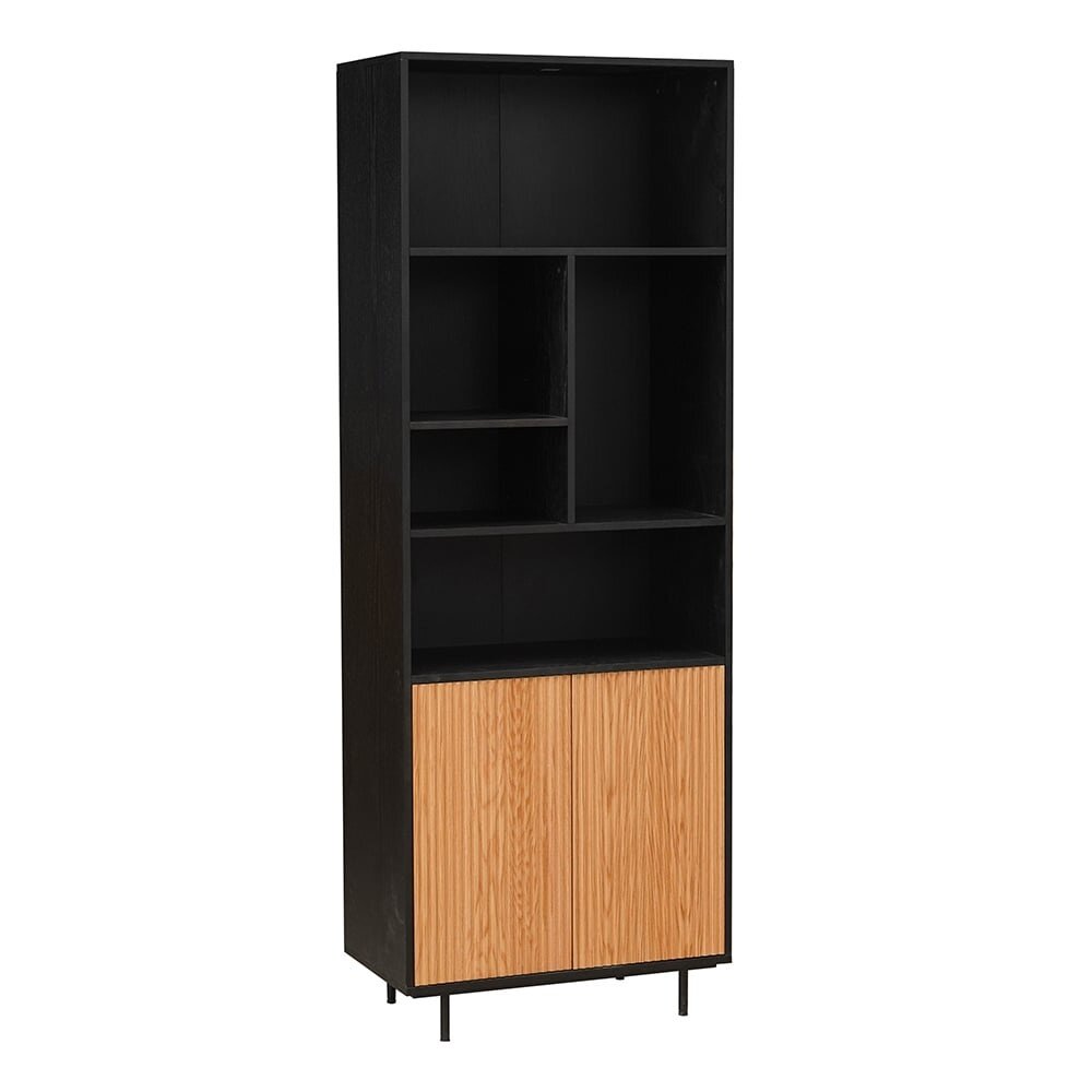 Kast Zanmi rubberwood zwart 80 cm