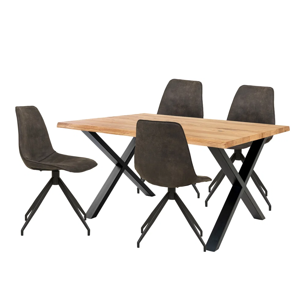 Eethoek Salia eiken naturel 95 cm