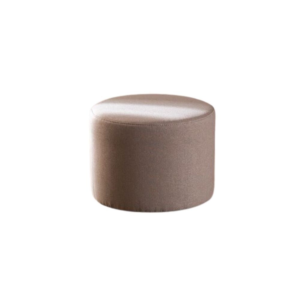 Poef Salla polyester taupe 50 cm