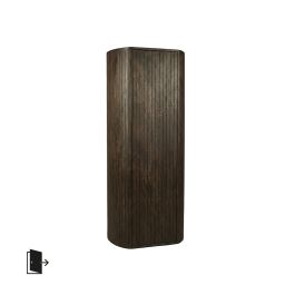 Kast Pera mangohout espresso 62 × 140 cm hoog