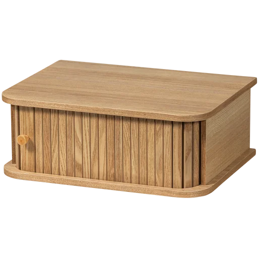 Nachtkastje Isio MDF naturel links rechts