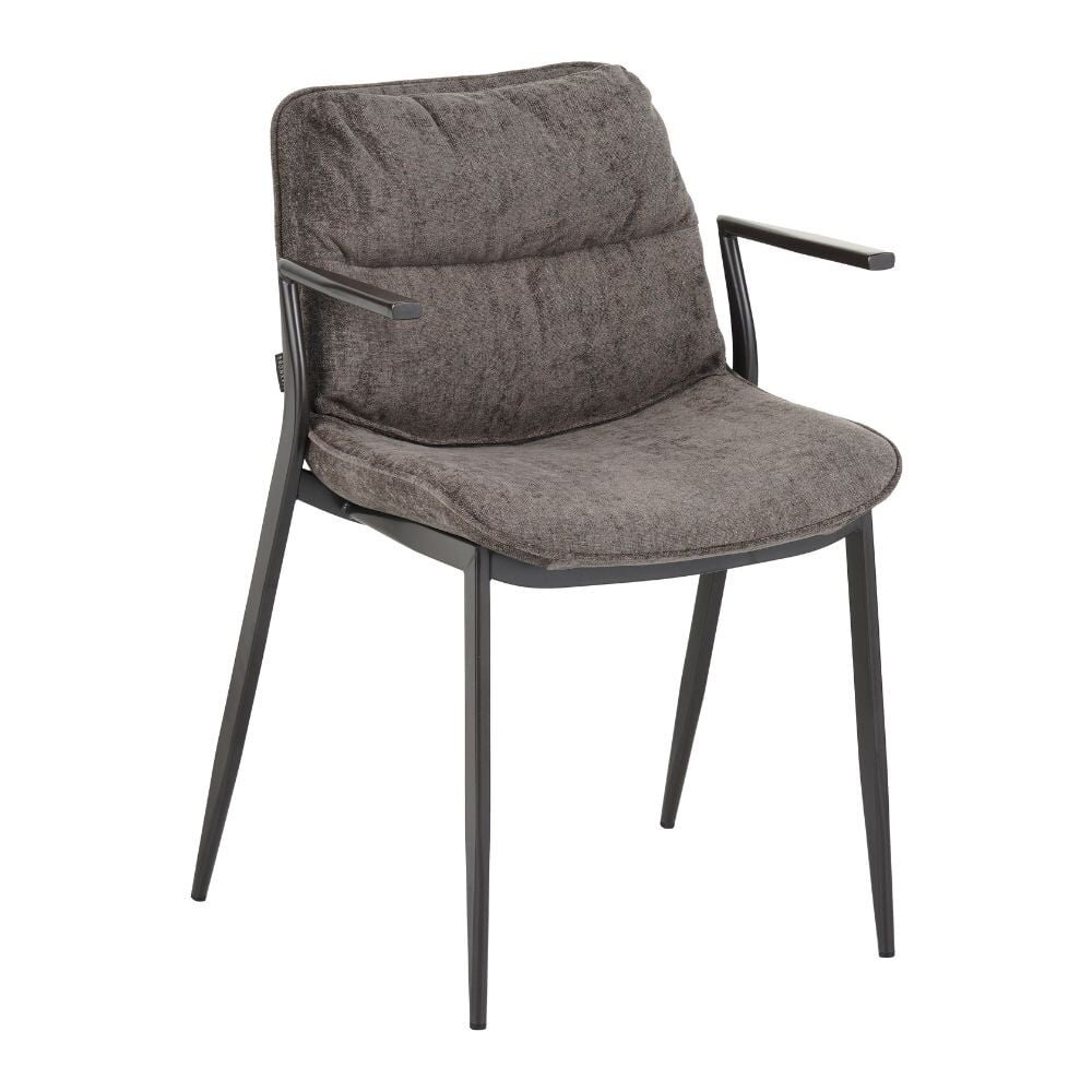 Eetkamerstoel Terto velours bruin