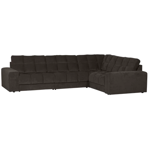 Hoekbank Valia polyester rechts 316 × 78 cm hoog