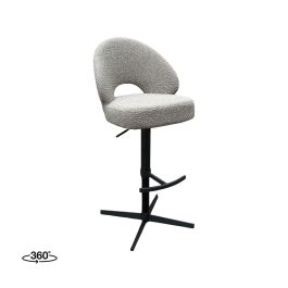 Barkruk Terro royal bouclé mushroom 170 55 × 57 × 93 cm 55 cm