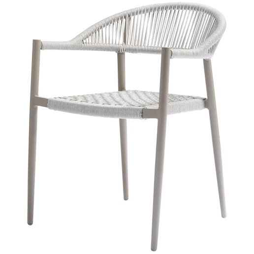 Tuinstoel Olro aluminium grijs