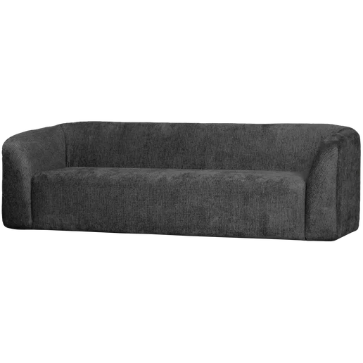 Bank Valvela polyester grijs 3-zits 240 cm