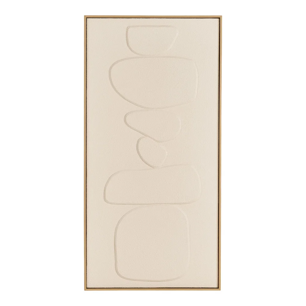 Wanddecoratie Vesto grenen beige