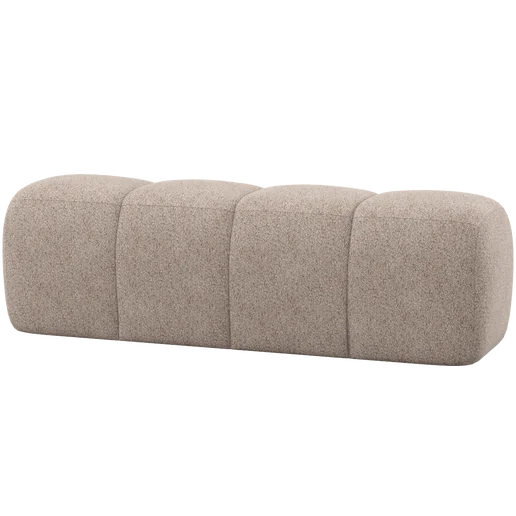 Bank Corsia chenille beige 164 cm