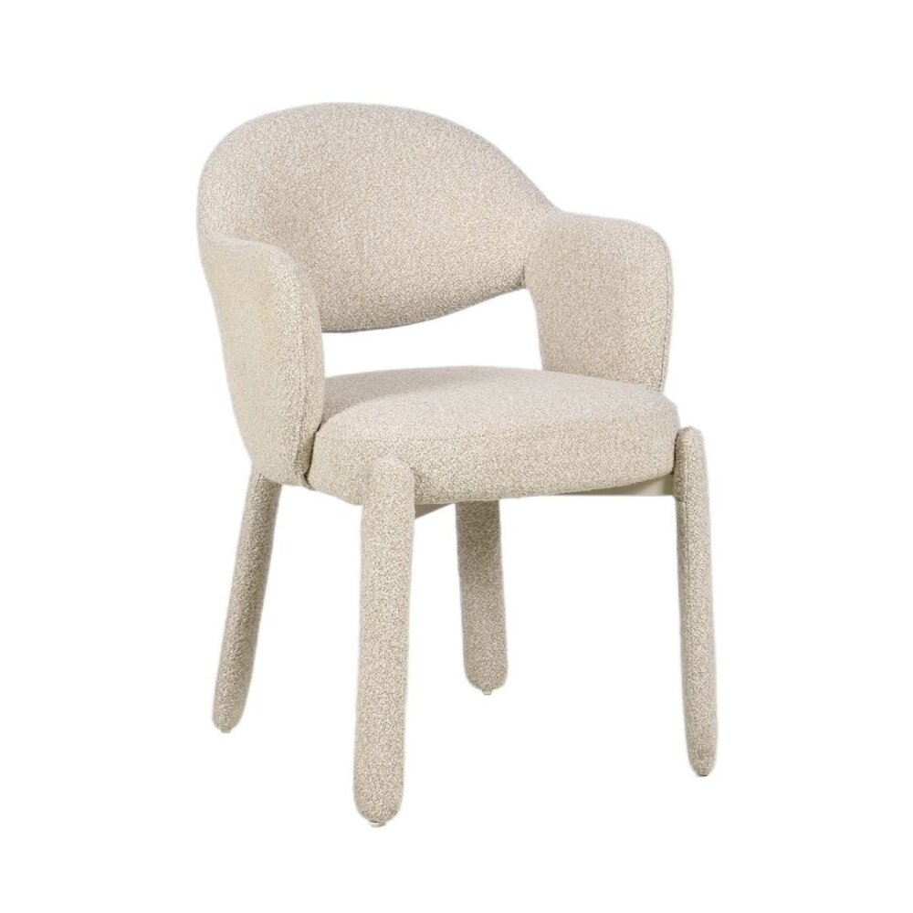 Stoel Valan polypropyleen polyester taupe