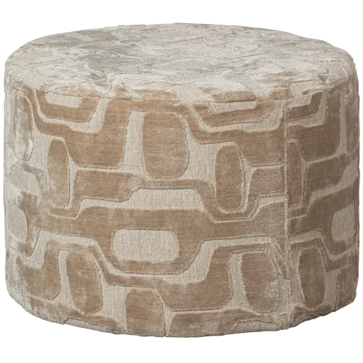 Poef Halar naturel Ø60 cm