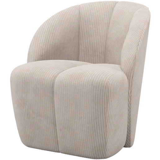 Fauteuil Levro beige 68 cm