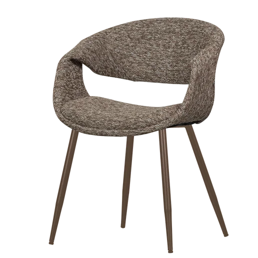 Eetkamerstoel Fena polyester 57 × 78 cm hoog