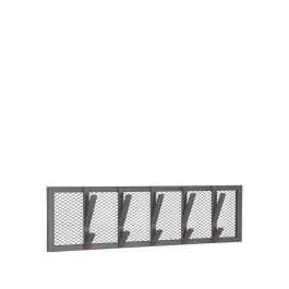 Kapstok Maran metaal burned staal 80 × 22 cm hoog
