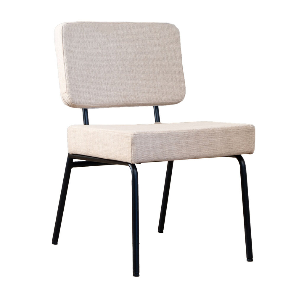 Stoel Ralto gerecyled polyester beige