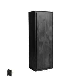Kast Selio mangohout zwart 55 cm