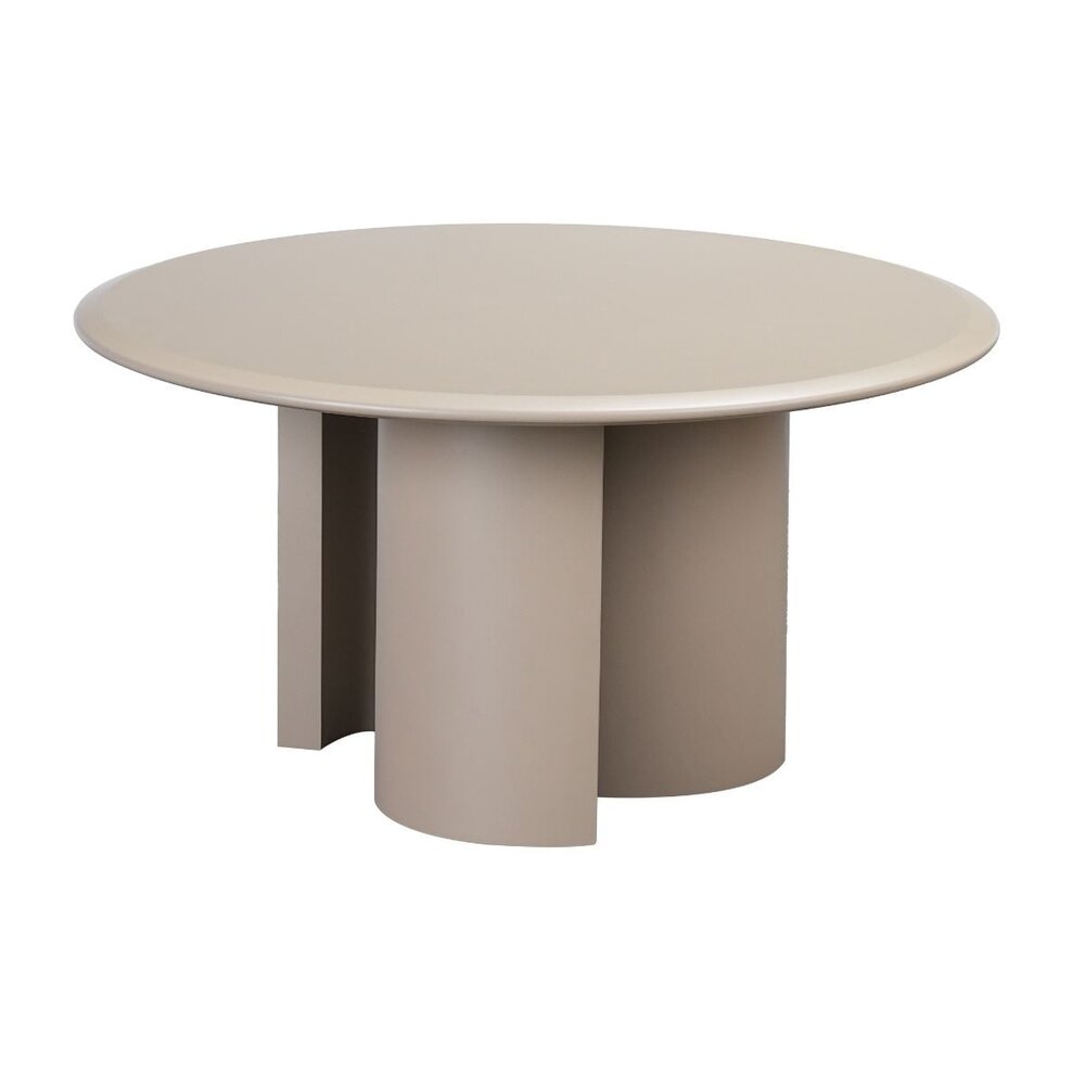 Salontafel Halar MDF taupe rond Ø80 cm